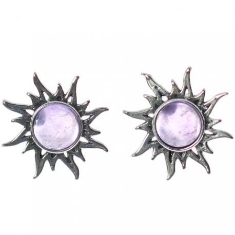 Pendientes amatista