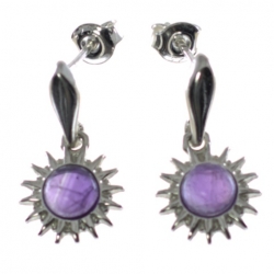 Pendientes amatista