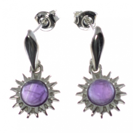 Pendientes amatista