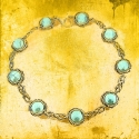Pulseras de turquesa