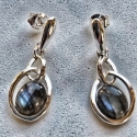 Pendientes de labradorita
