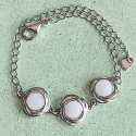 Pulsera ópalo lechoso