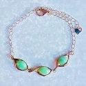 Pulseras de crisoprasa
