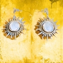 Pendientes de calcedonia