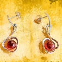 Pendientes de carneola