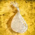 Colgantes de calcita blanca
